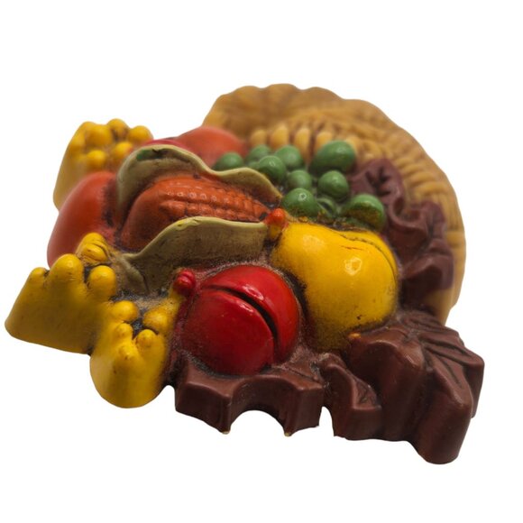 Harvest Cornucopia Pin Vintage Hallmark Fall Thanksgiving Holiday Fruits Vegetab - Picture 6 of 11